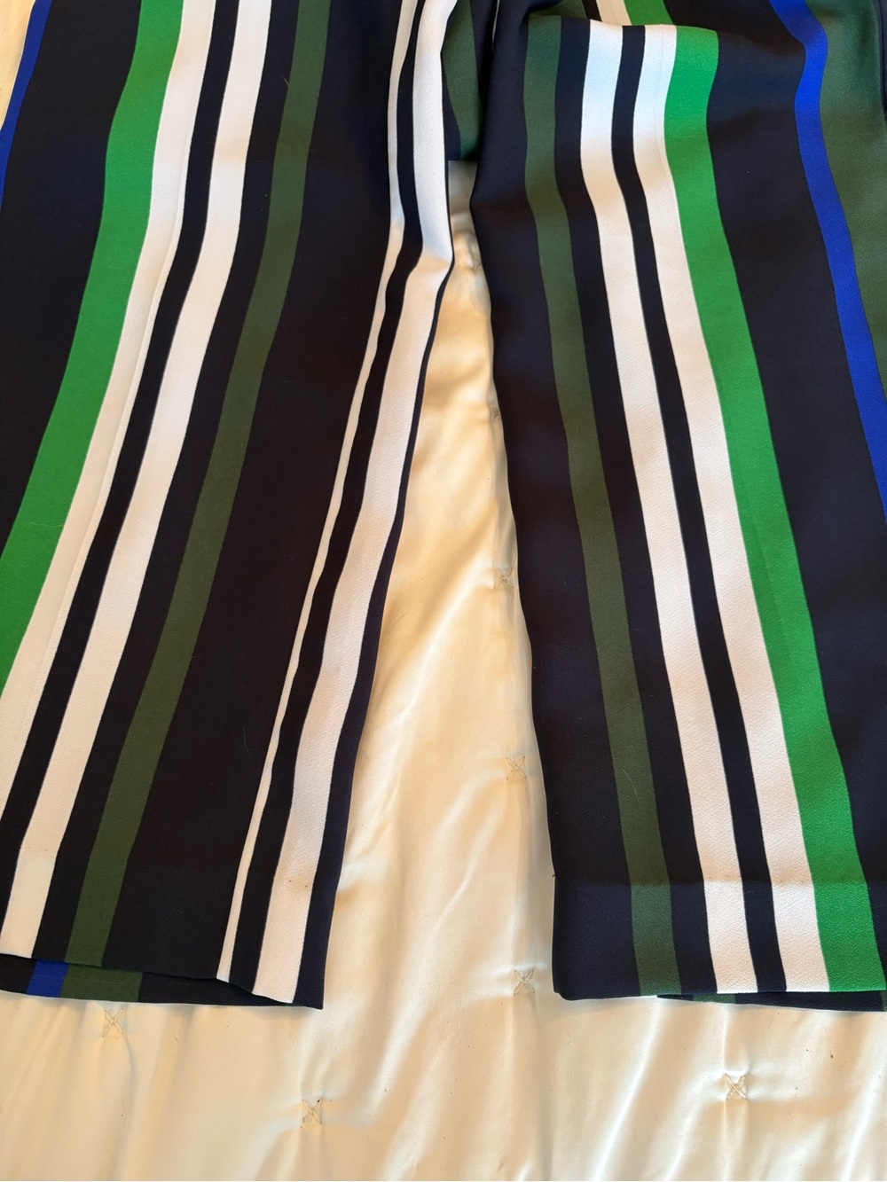 Banana Republic Striped Chinos in Navy, Green & White - Picture 6 of 10